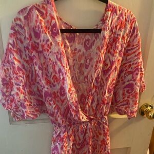 Cupshe Pink and Purple romper light weight size small NWT